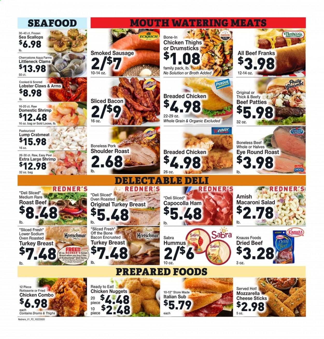 Redner's Markets Weekly Ad Flyer October 22 to October 28