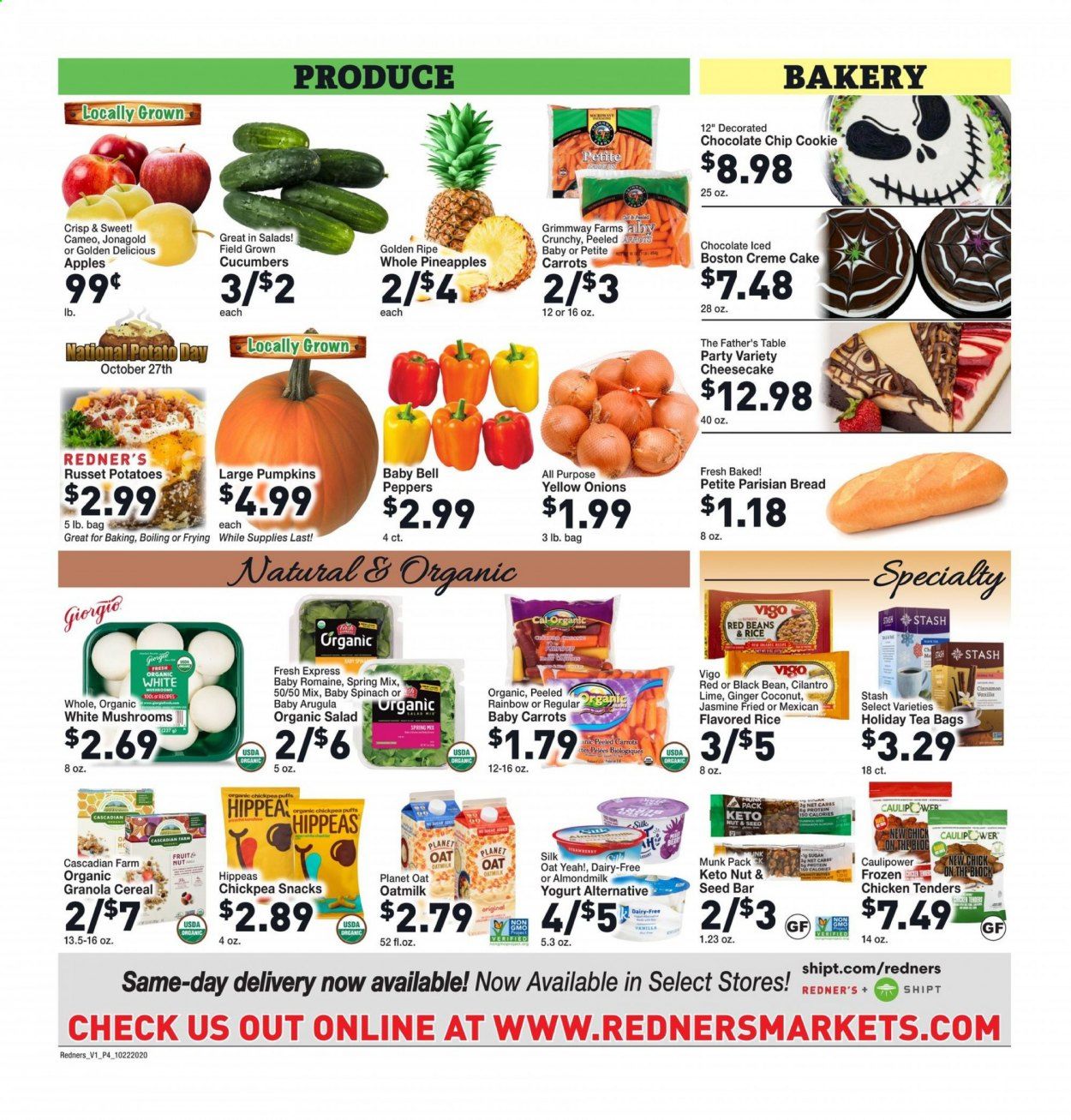 Redner's Markets Weekly Ad Flyer October 22 to October 28