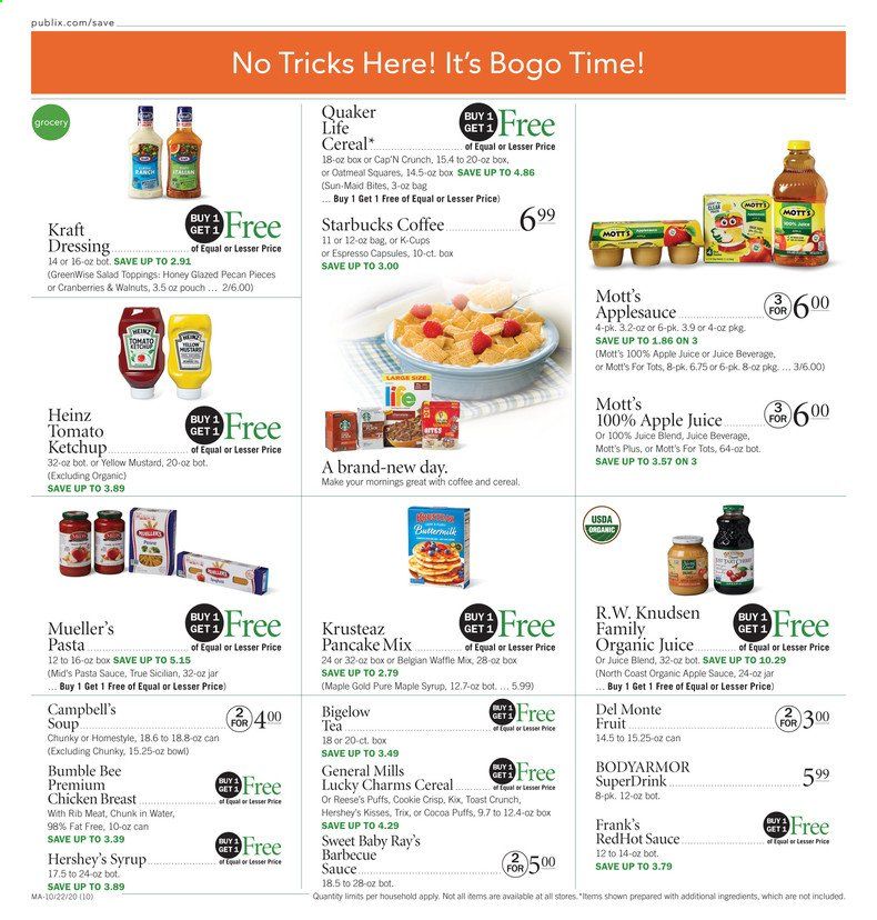 Publix (AL, FL, GA, NC, SC, TN) Weekly Ad Flyer October 22 to October 28