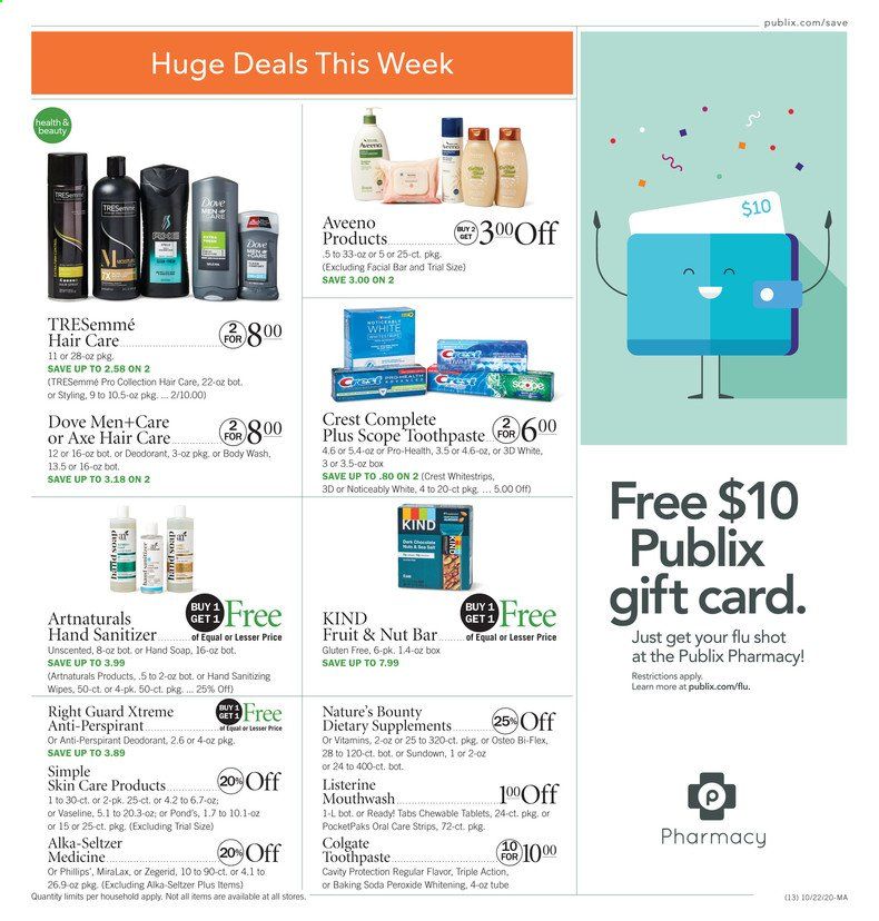 Publix (AL, FL, GA, NC, SC, TN) Weekly Ad Flyer October 22 to October 28