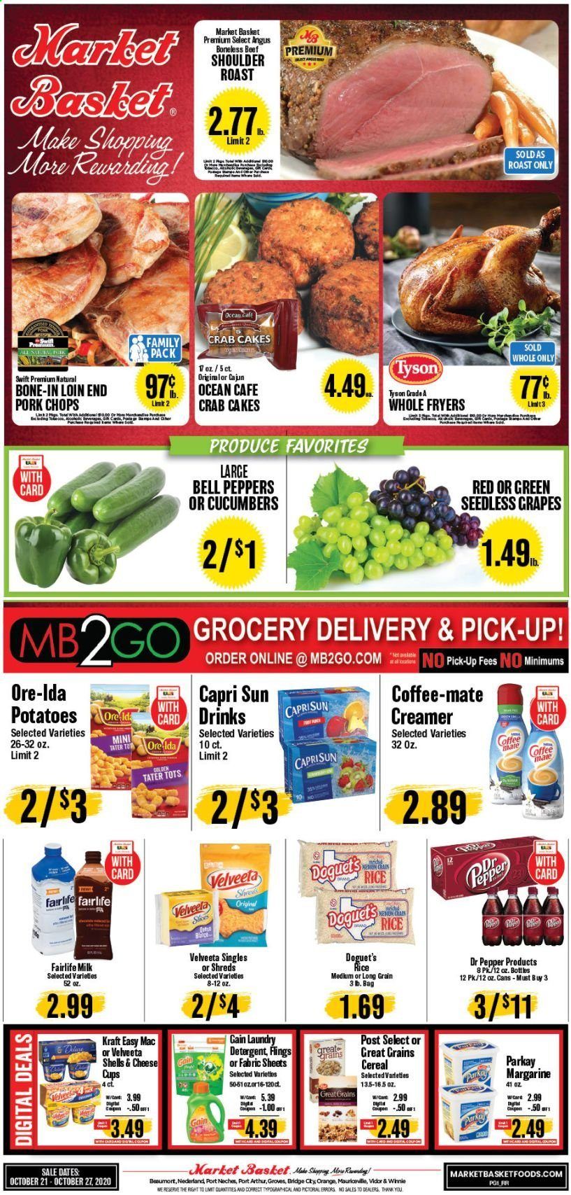 Market Basket (LA, TX) Weekly Ad Flyer October 21 to October 27