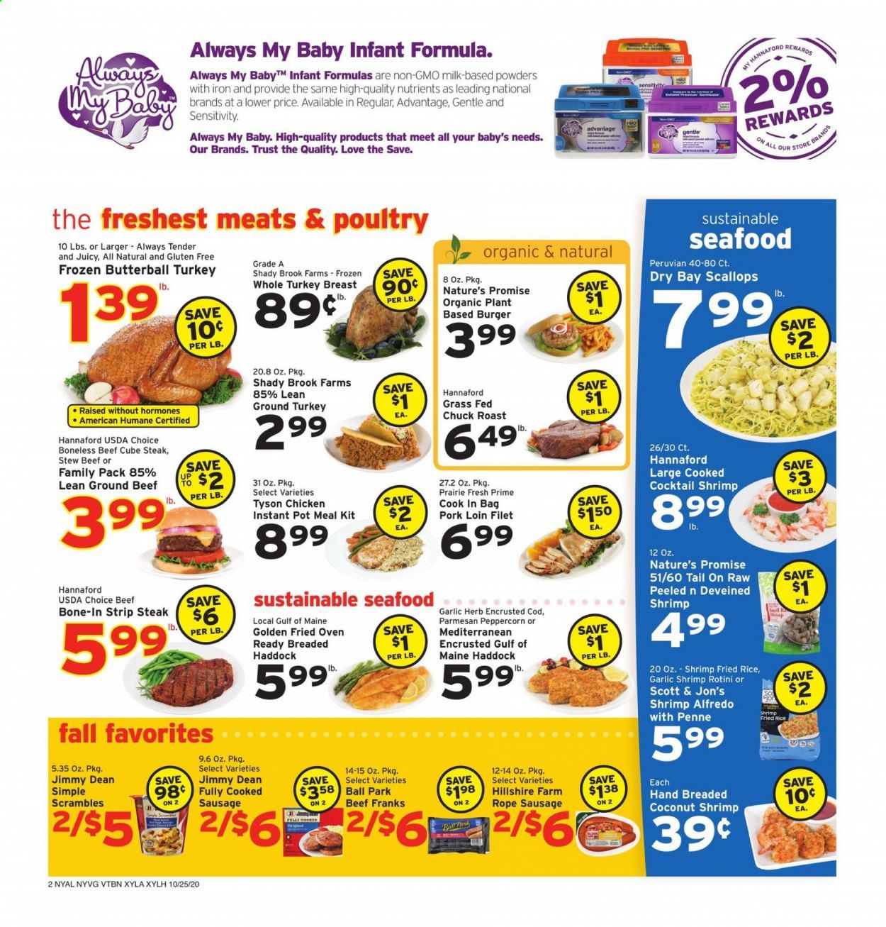 Hannaford (NY) Weekly Ad Flyer October 25 to October 31