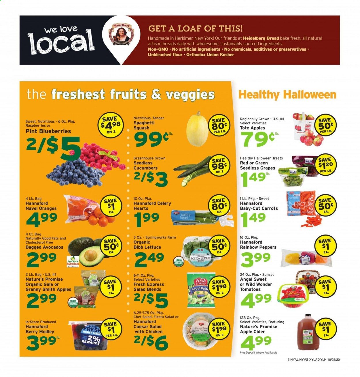Hannaford (NY) Weekly Ad Flyer October 25 to October 31
