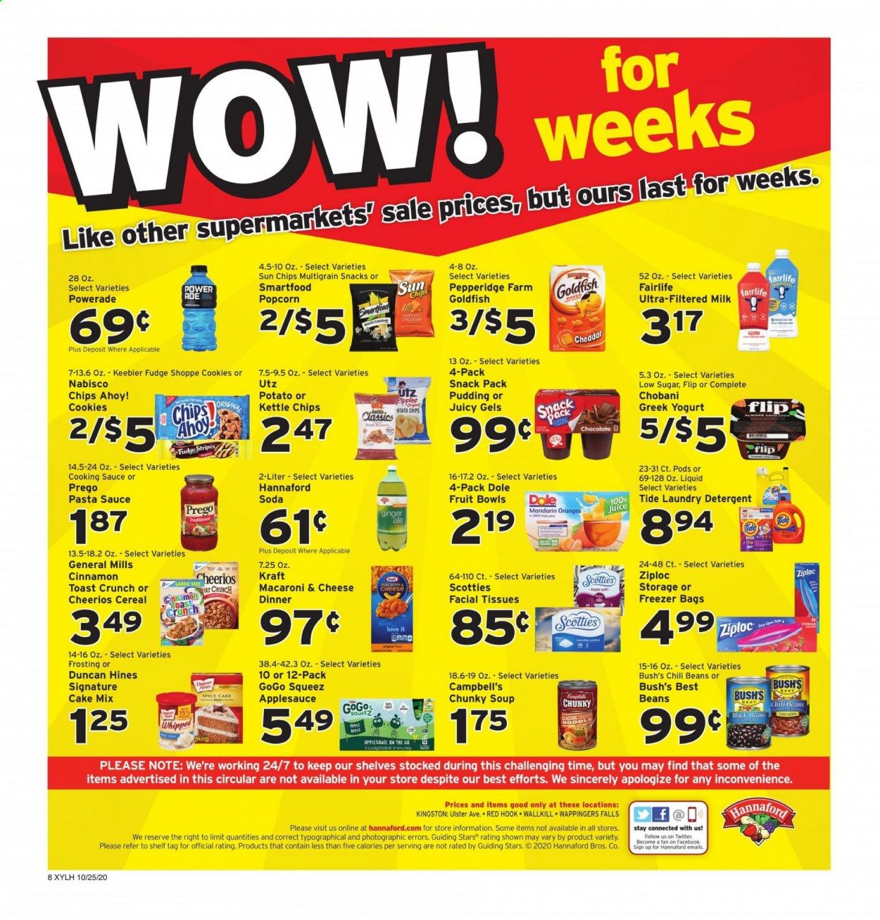 Hannaford (NY) Weekly Ad Flyer October 25 to October 31