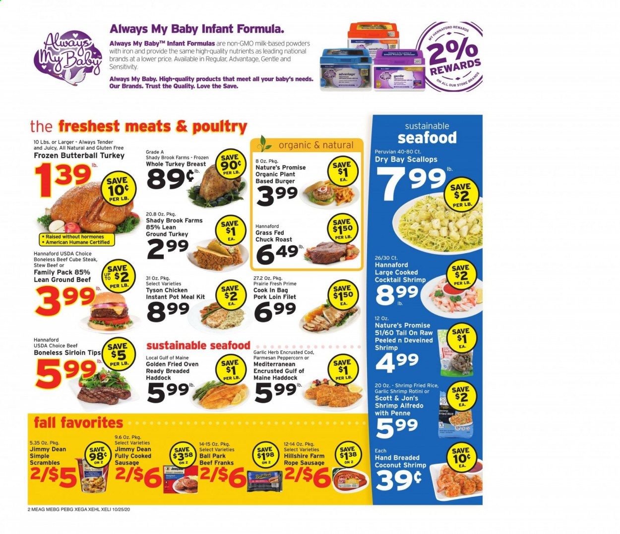 Hannaford (ME) Weekly Ad Flyer October 25 to October 31
