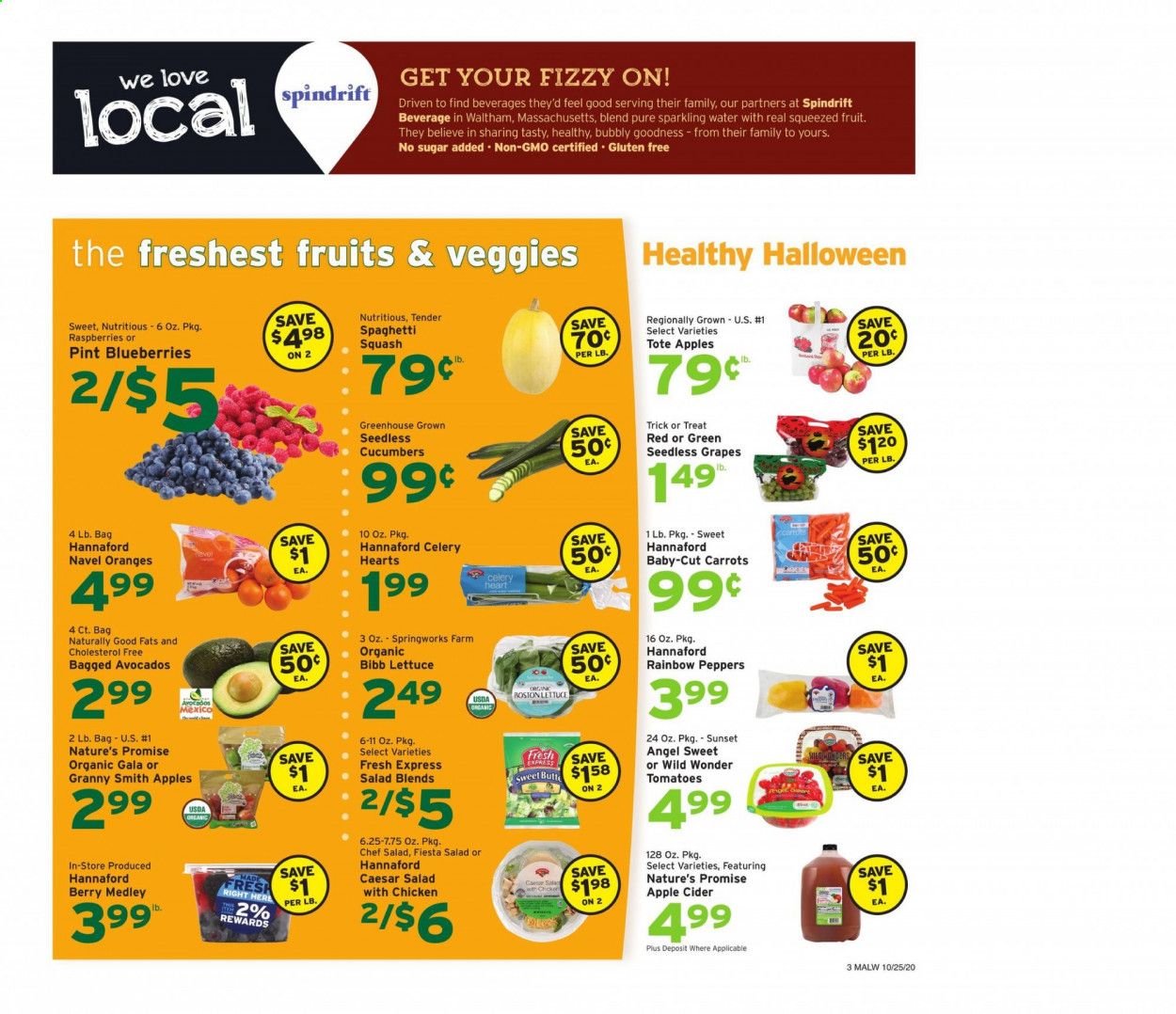 Hannaford (MA) Weekly Ad Flyer October 25 to October 31