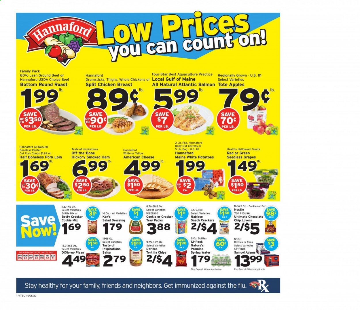 Hannaford (VT) Weekly Ad Flyer October 25 to October 31