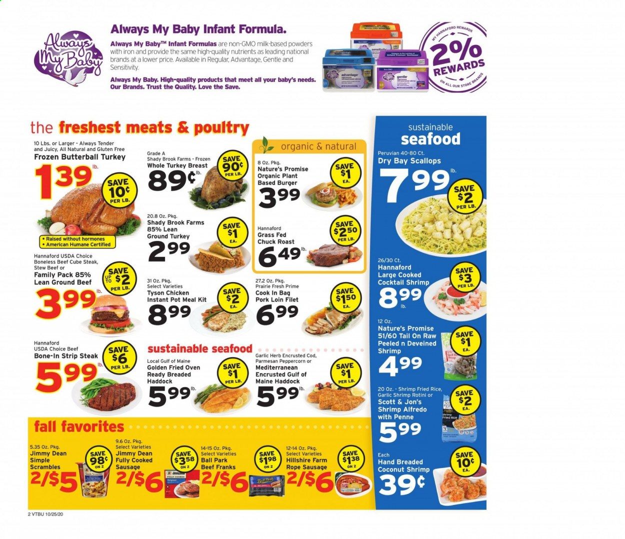 Hannaford (VT) Weekly Ad Flyer October 25 to October 31
