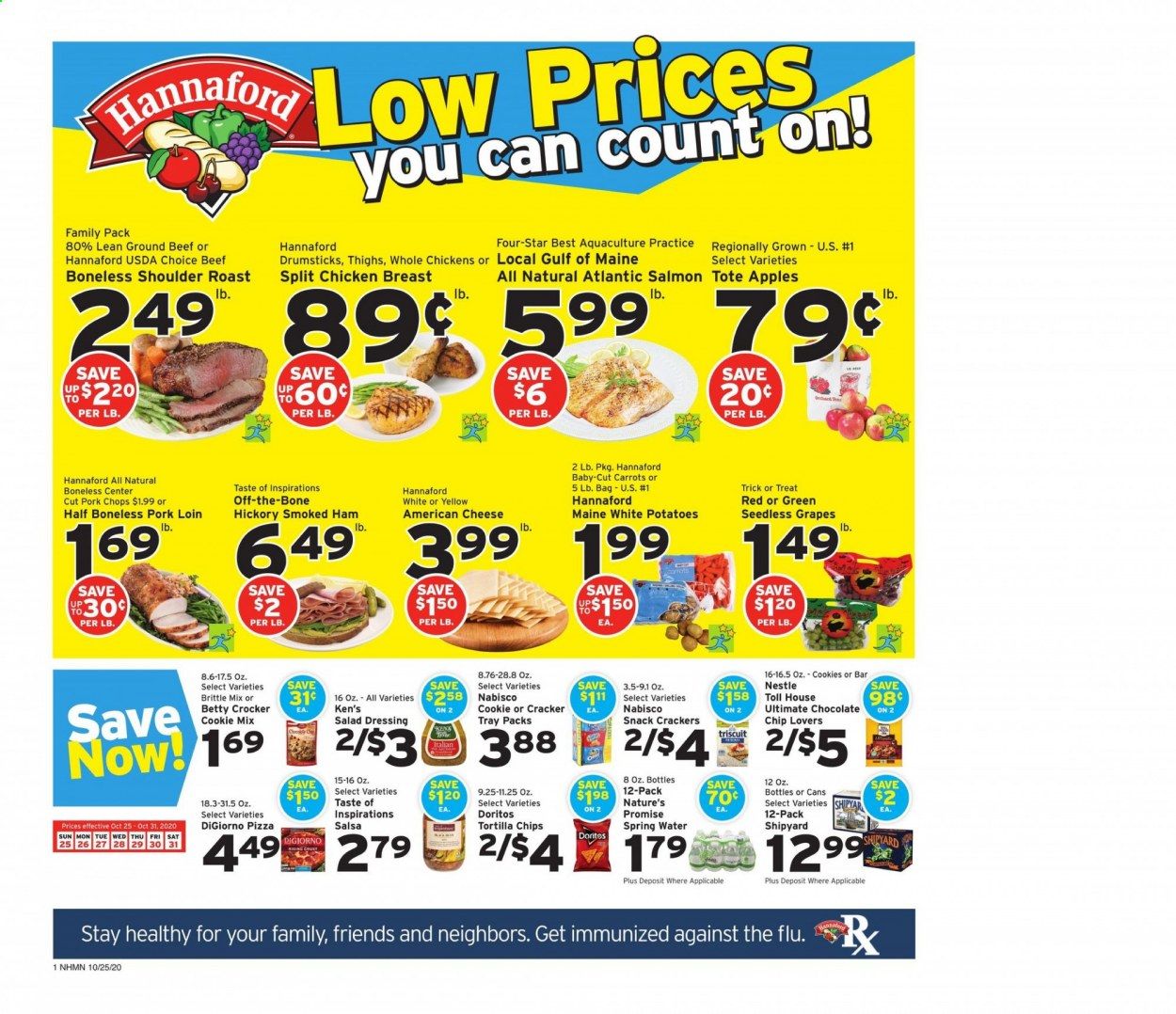 Hannaford (NH) Weekly Ad Flyer October 25 to October 31