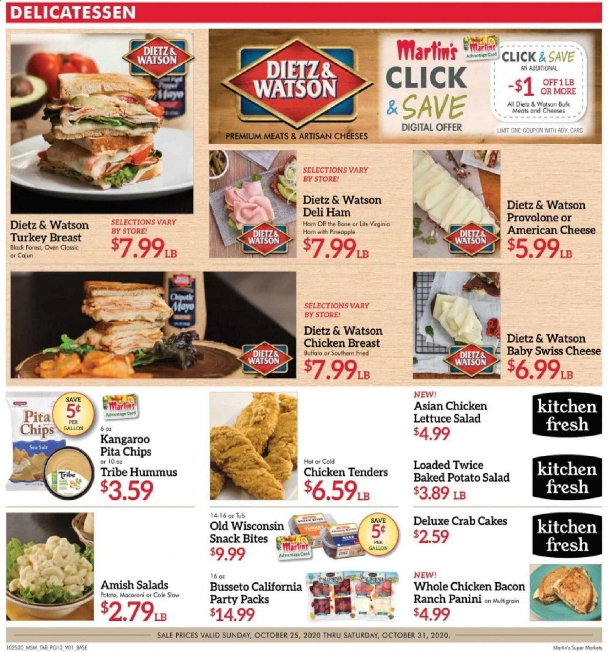 Martin’s Weekly Ad Flyer October 25 to October 31