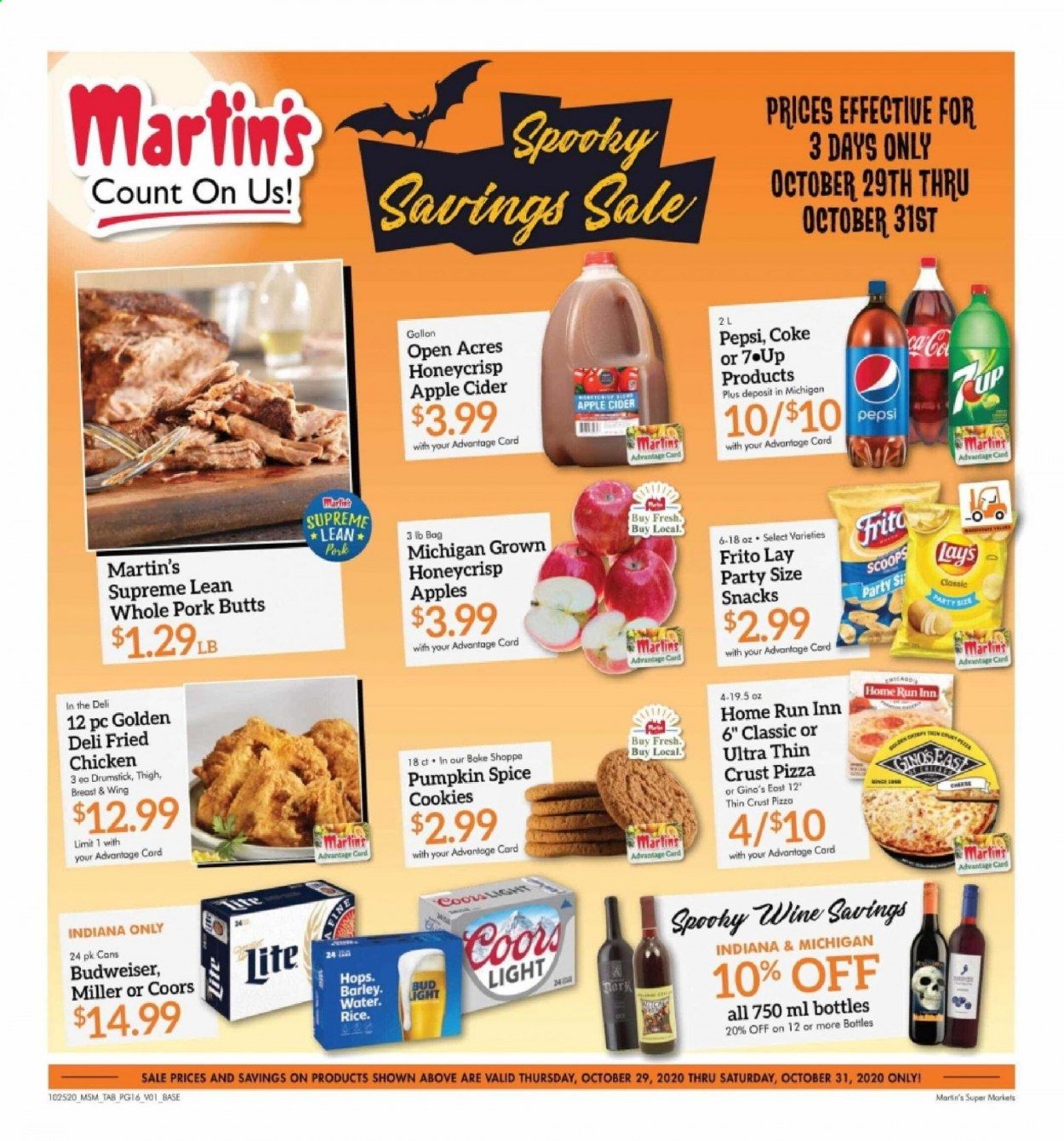 Martin’s Weekly Ad Flyer October 25 to October 31