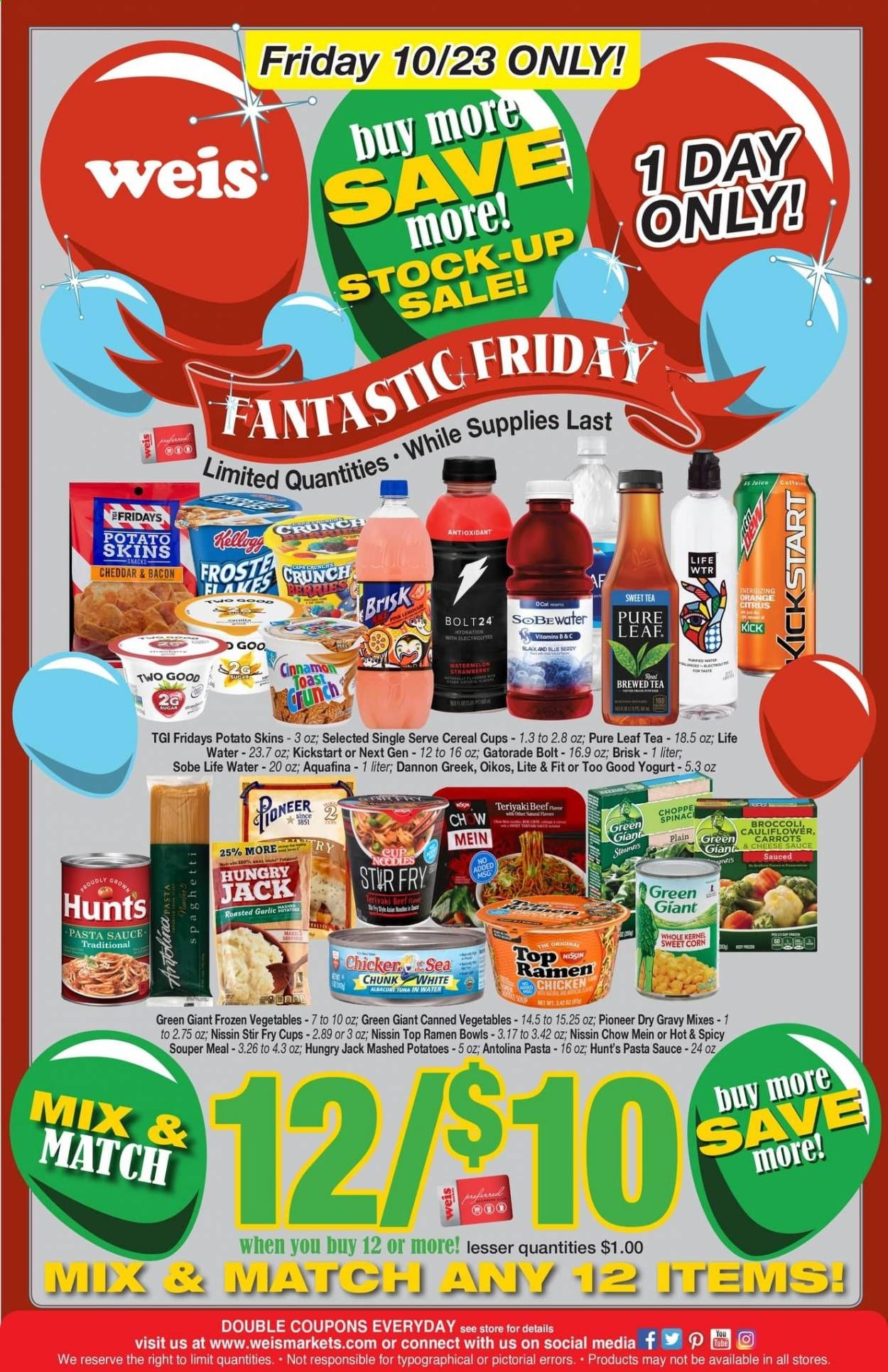 Weis Weekly Ad Flyer October 23 to October 23