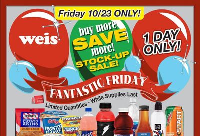 Weis Weekly Ad Flyer October 23 to October 23