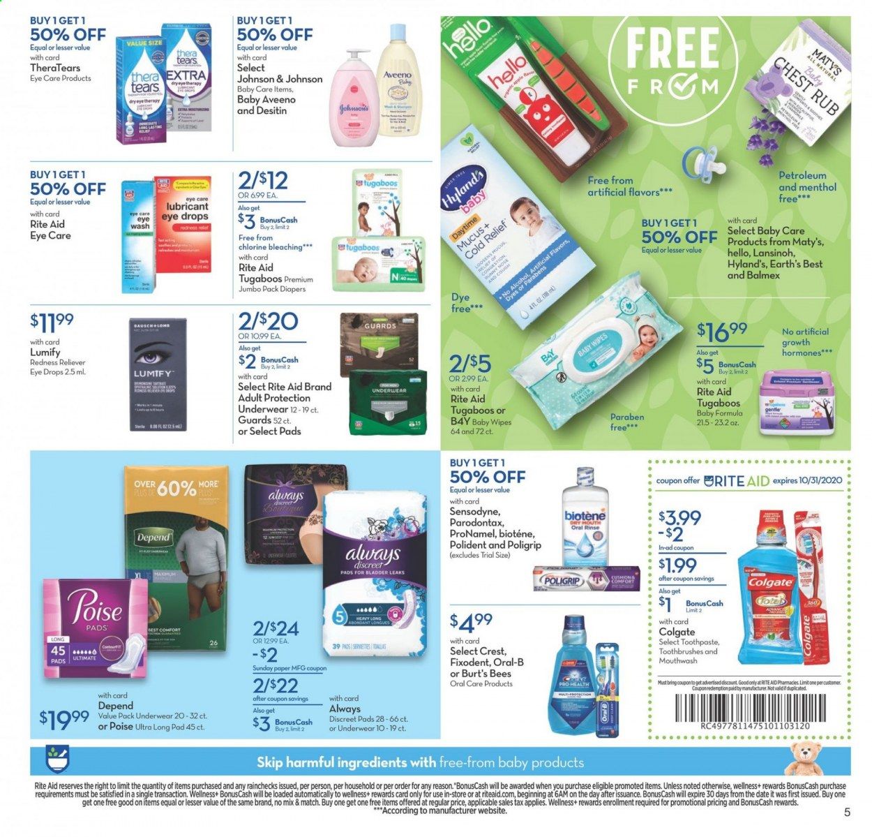RITE AID Weekly Ad Flyer October 25 to October 31