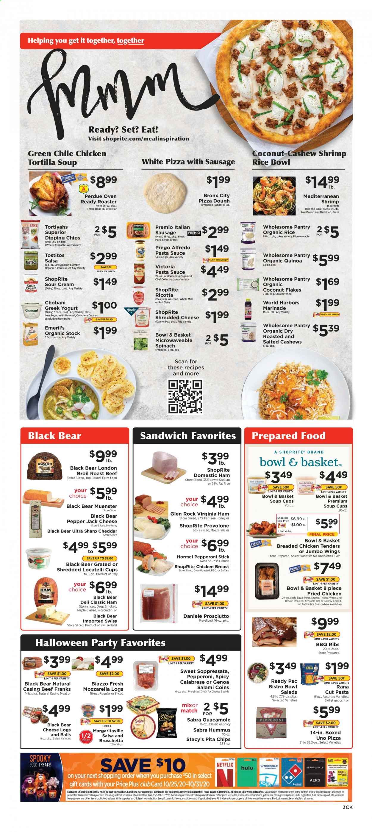 ShopRite (CT, DE, MD, NJ, NY, PA) Weekly Ad Flyer October 25 to October 31
