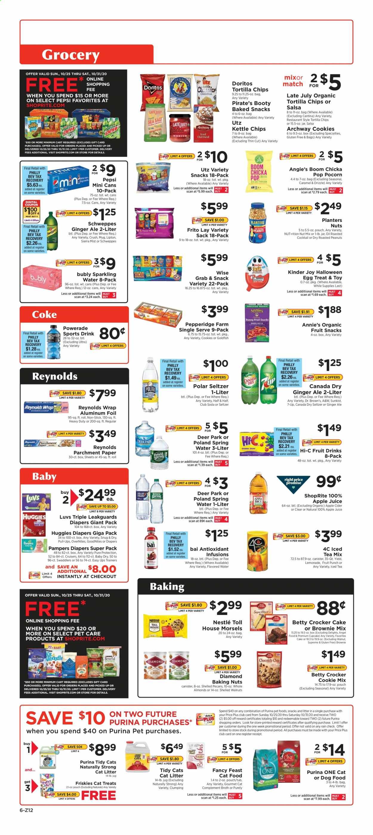 ShopRite (CT, DE, MD, NJ, NY, PA) Weekly Ad Flyer October 25 to October 31