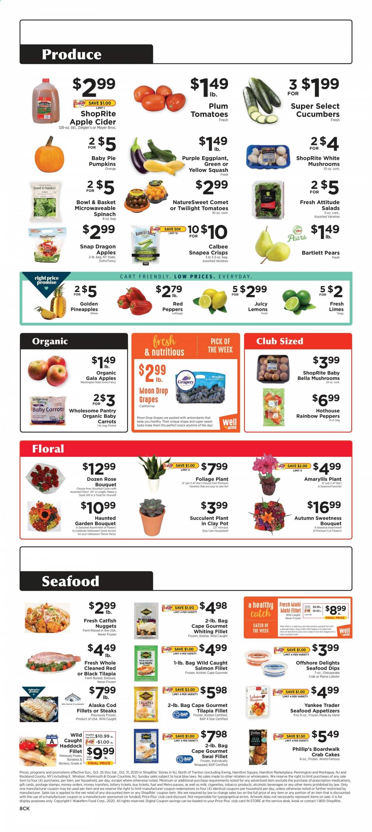 ShopRite (CT, DE, MD, NJ, NY, PA) Weekly Ad Flyer October 25 to October 31