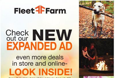 Fleet Farm Weekly Ad Flyer October 23 to October 31