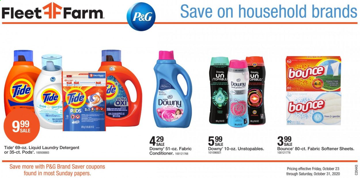 Fleet Farm Weekly Ad Flyer October 23 to October 31
