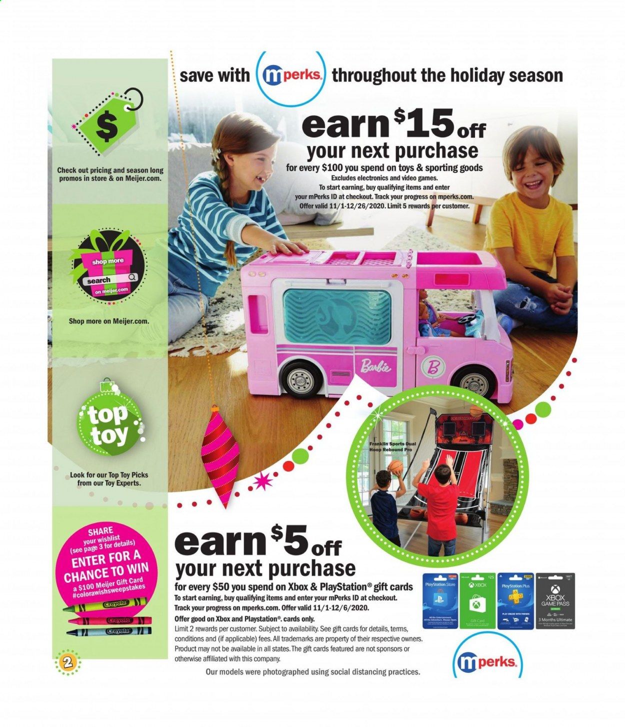 Meijer (IL, IN, KY, MI, OH, WI) Weekly Ad Flyer November 1 to December 26