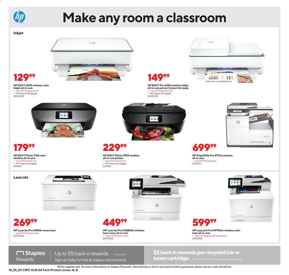 Staples Weekly Ad Flyer October 25 to October 31