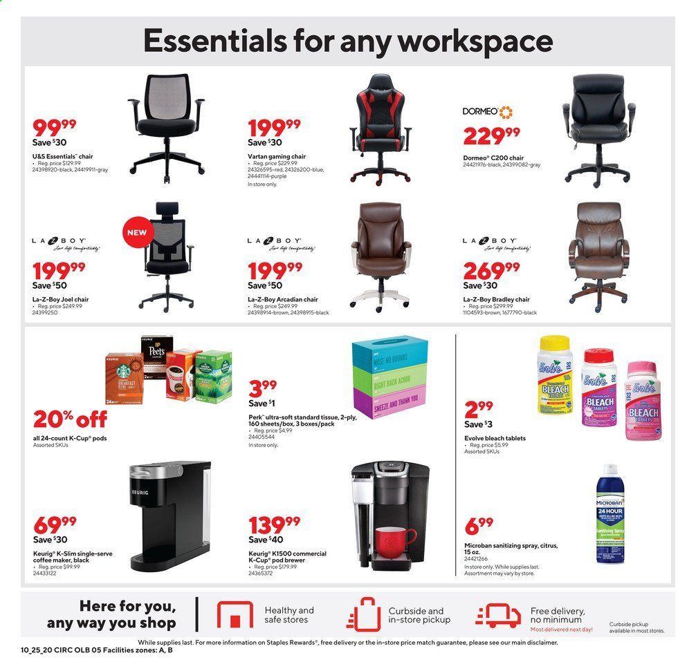 Staples Weekly Ad Flyer October 25 to October 31