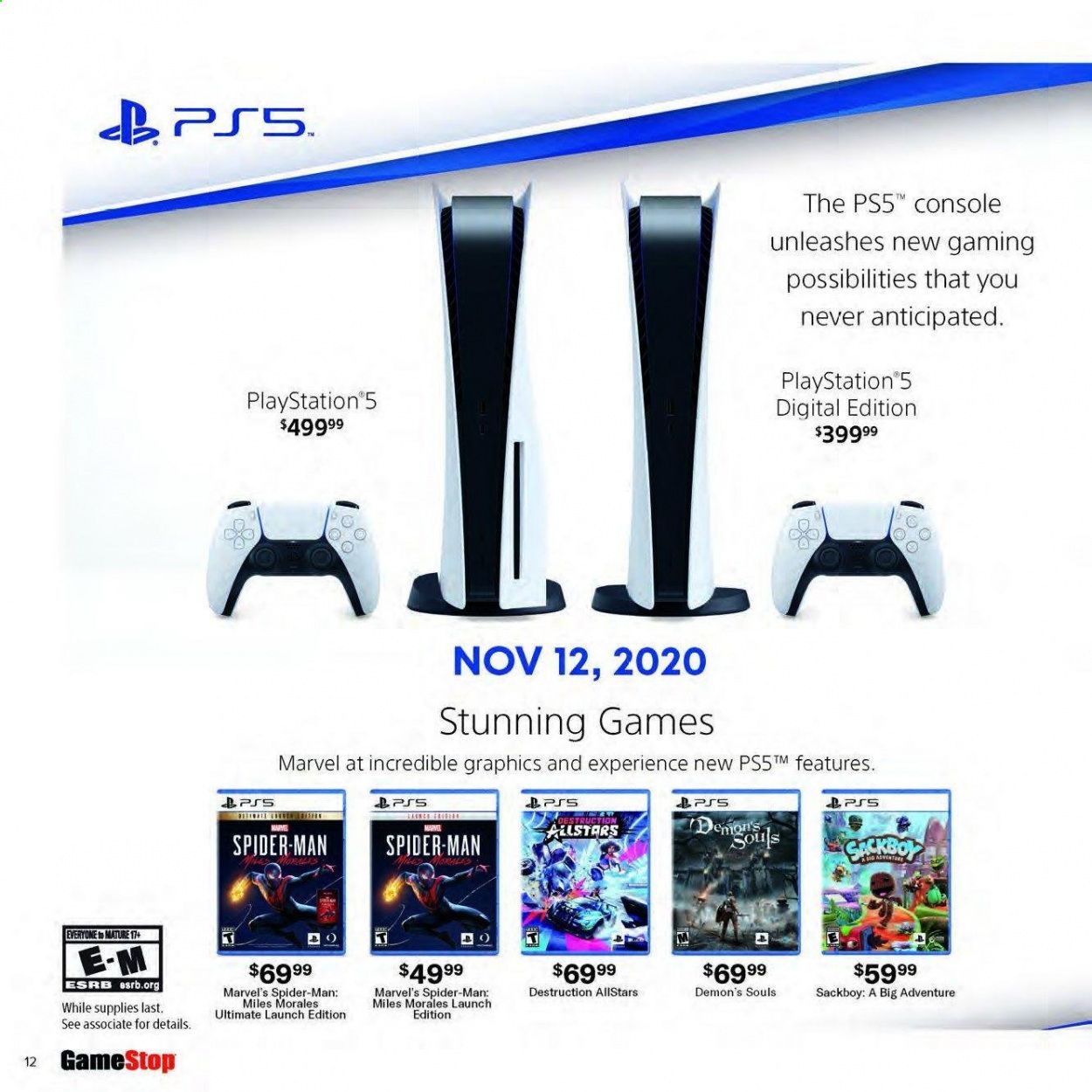GameStop Weekly Ad Flyer October 21 to January 1