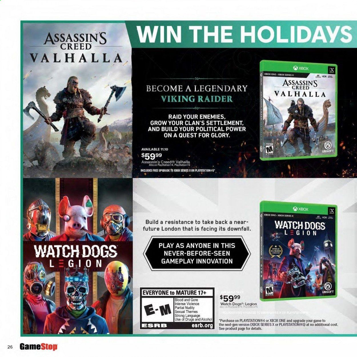 GameStop Weekly Ad Flyer October 21 to January 1