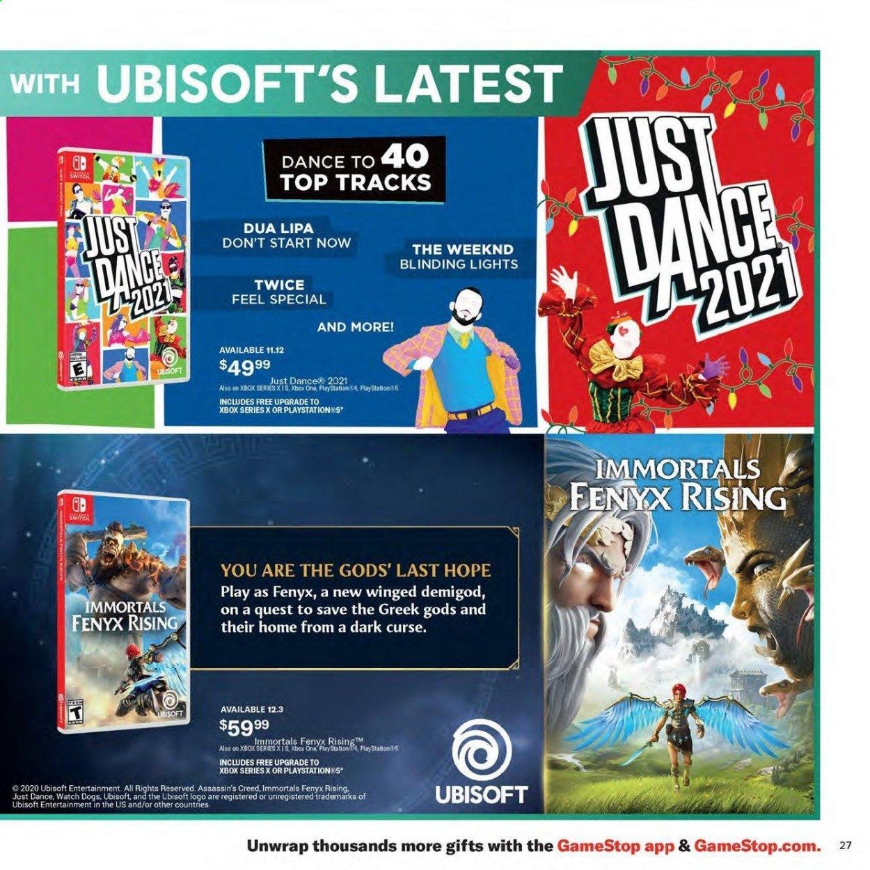 GameStop Weekly Ad Flyer October 21 to January 1
