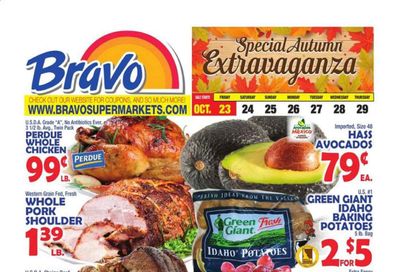 Bravo Supermarkets (CT, FL, MA, NJ, NY, PA, RI) Weekly Ad Flyer October 23 to October 29