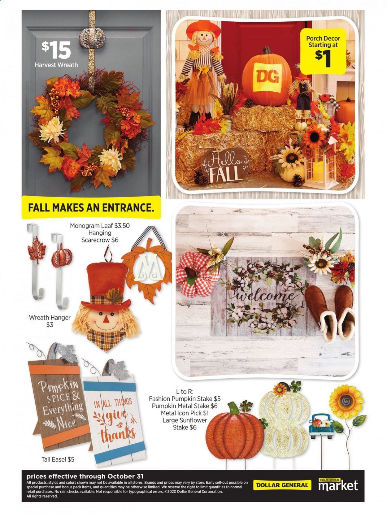 Dollar General Weekly Ad Flyer October 23 to October 31