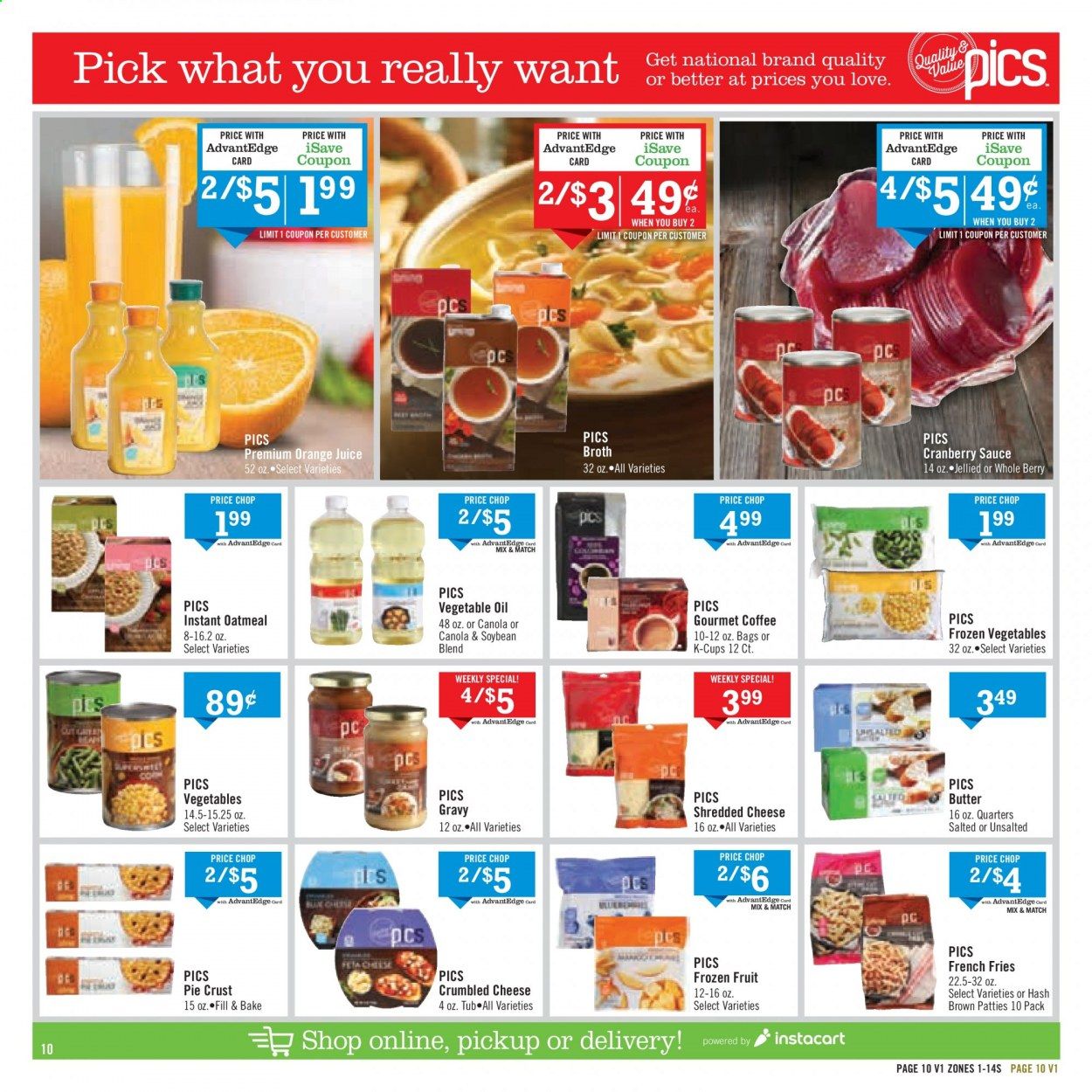 Price Chopper (MA) Weekly Ad Flyer October 25 to November 1