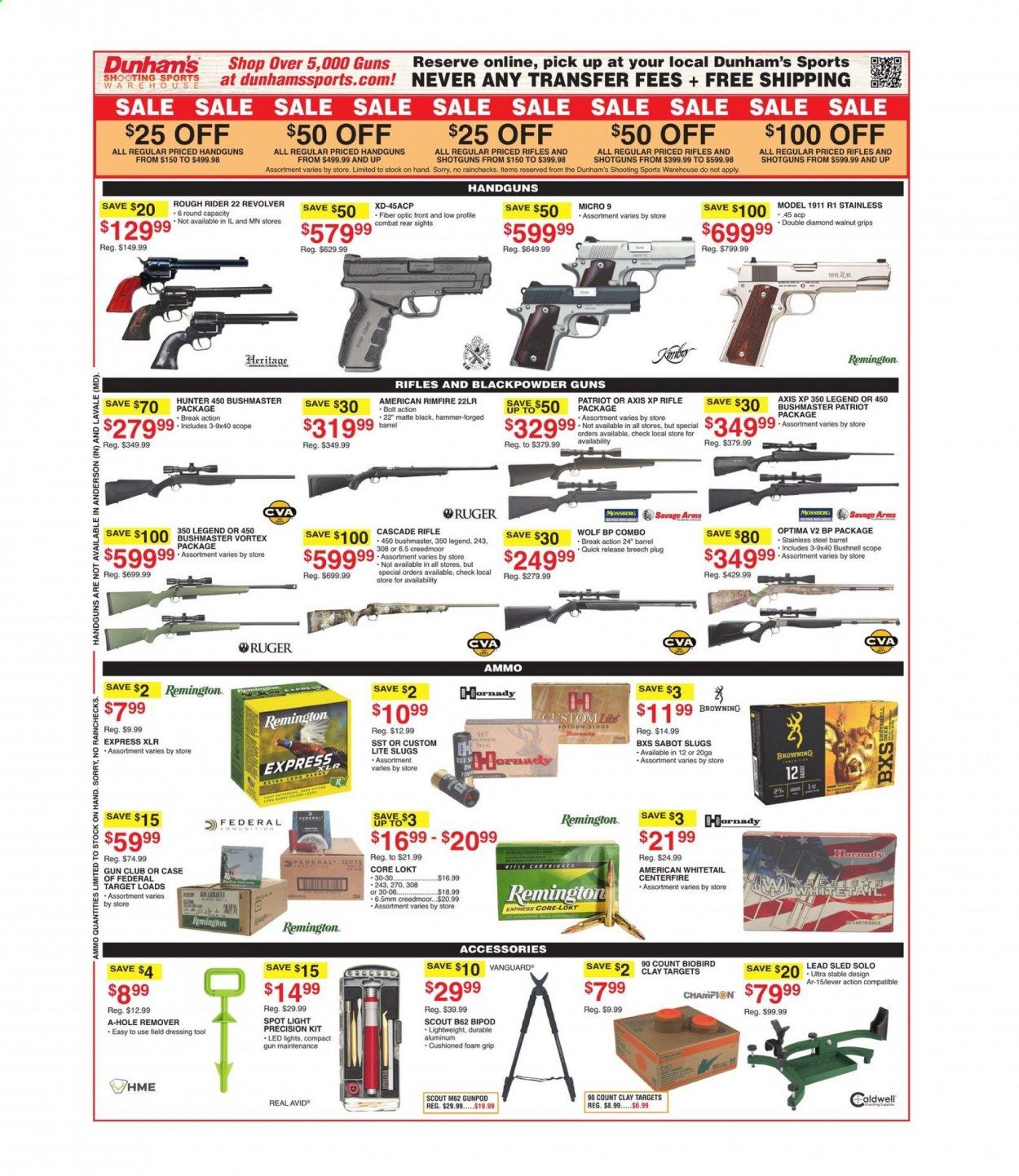 Dunham's Sports (MI) Weekly Ad Flyer October 24 to October 29