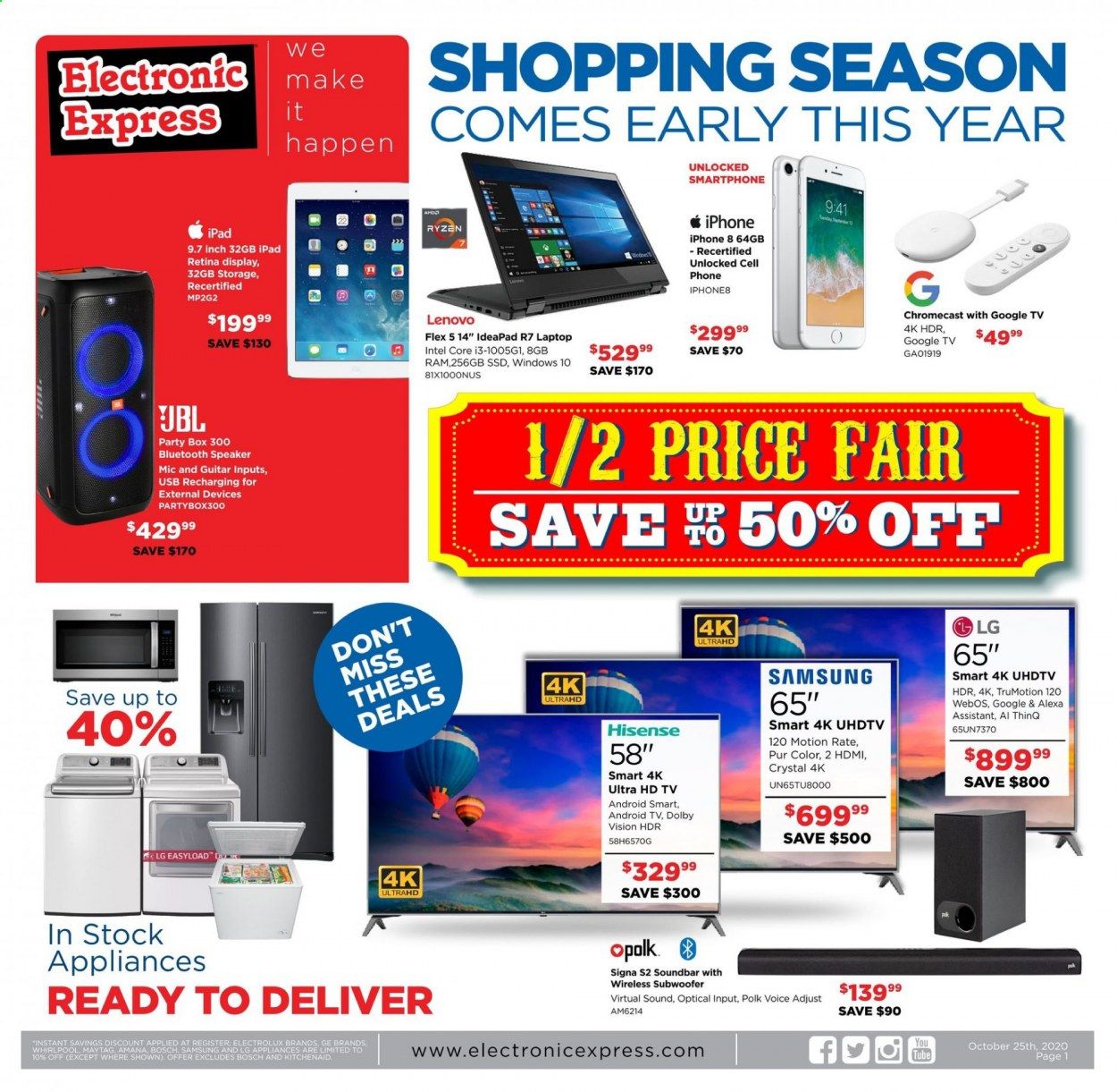 Electronic Express Weekly Ad Flyer October 25 to October 31