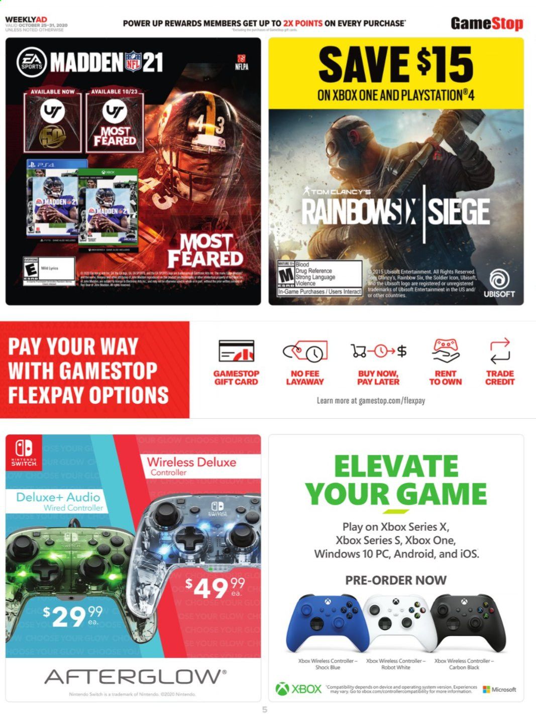 GameStop Weekly Ad Flyer October 25 to October 31