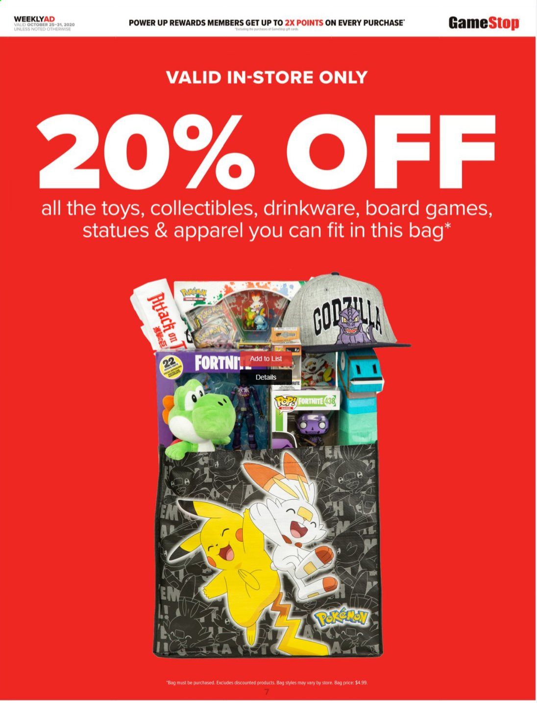 GameStop Weekly Ad Flyer October 25 to October 31