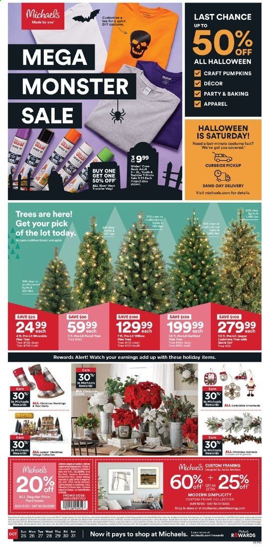 Michaels Weekly Ad Flyer October 25 to October 31
