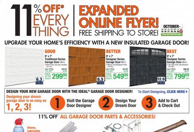Menards Weekly Ad Flyer October 25 to October 31