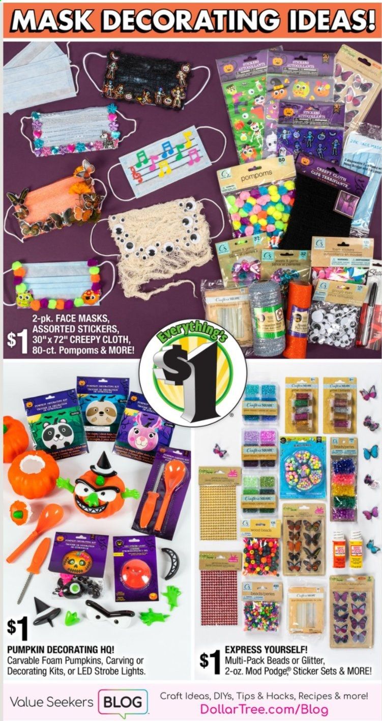 Dollar Tree Weekly Ad Flyer October 25 to October 31