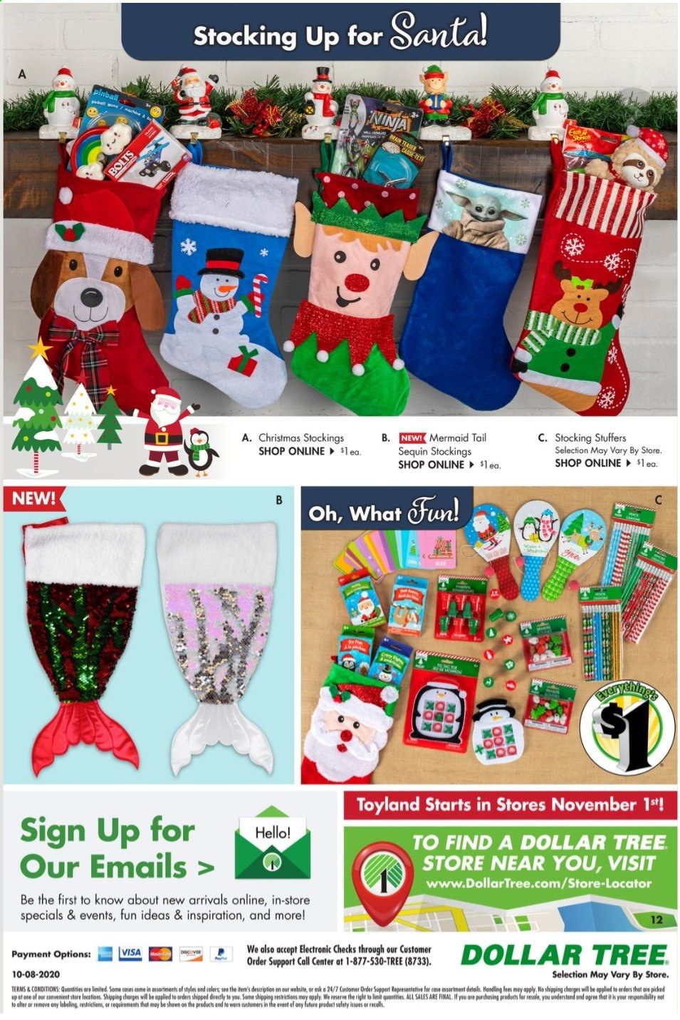 Dollar Tree Weekly Ad Flyer October 12 to December 25