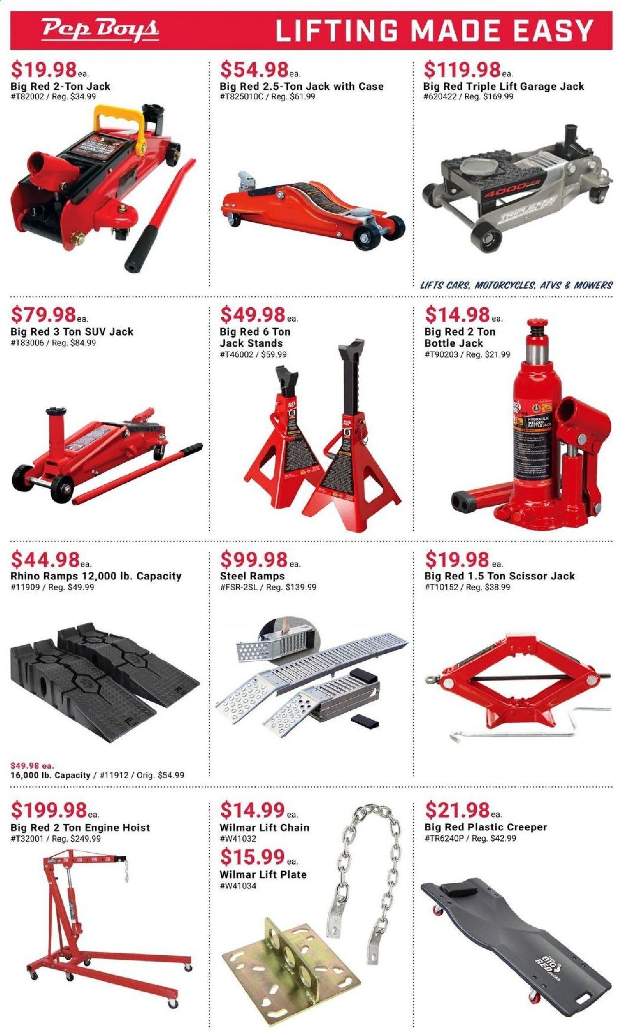 Pep Boys Weekly Ad Flyer October 25 to November 21