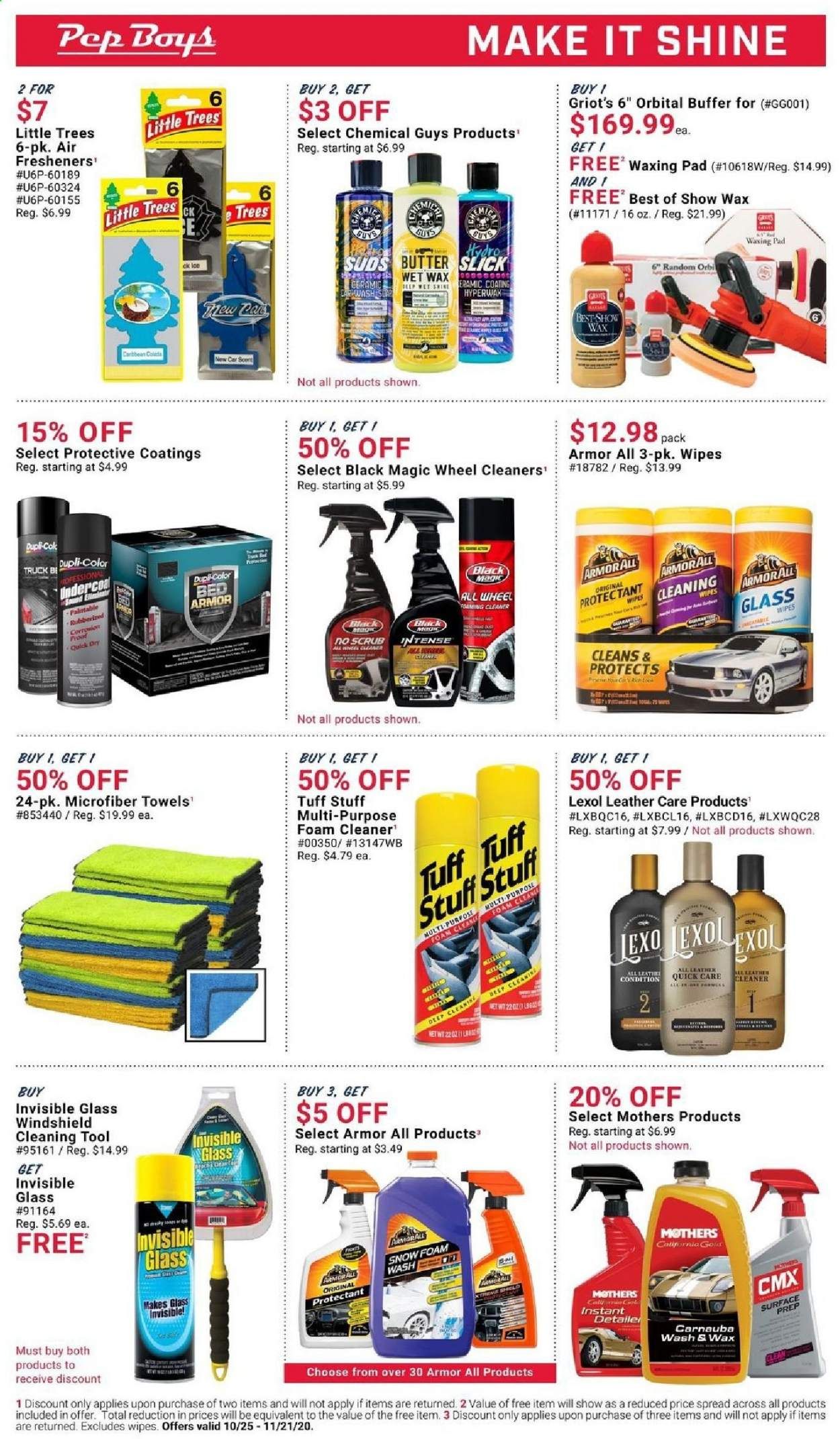 Pep Boys Weekly Ad Flyer October 25 to November 21