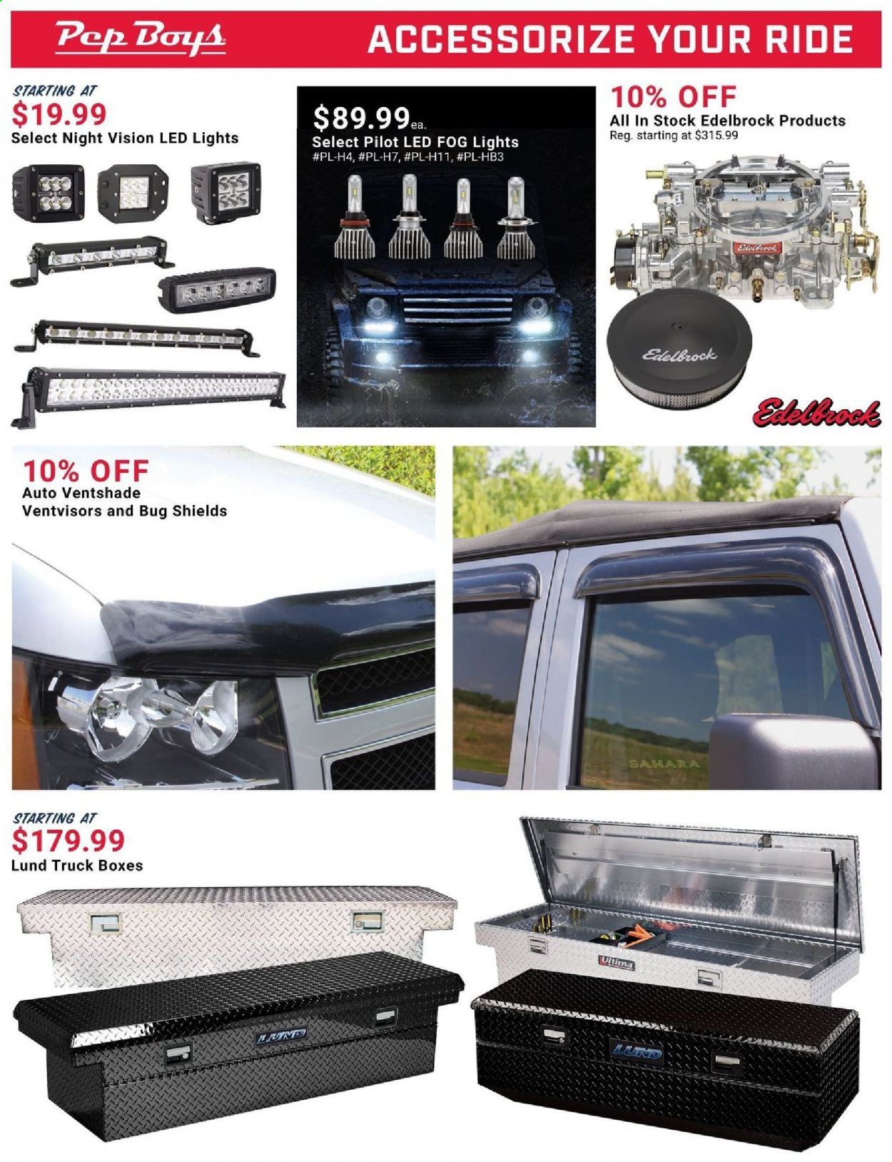 Pep Boys Weekly Ad Flyer October 25 to November 21