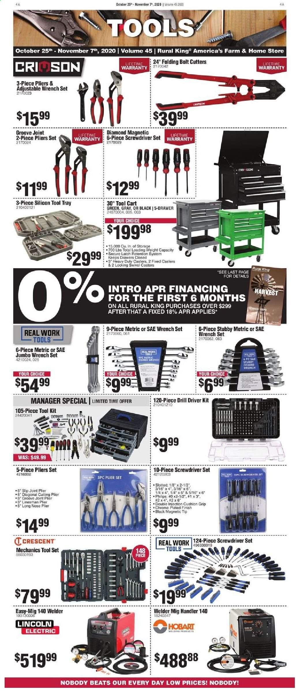 Rural King Weekly Ad Flyer October 25 to November 7