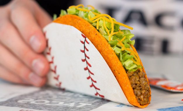 Get Your Free "A Base Was Stolen" Doritos Locos Taco Wednesday October 28 at a Participating Taco Bell Get Your Free "A Base Was Stolen" Doritos Locos Taco Wednesday October 28 at a Participating Taco Bell