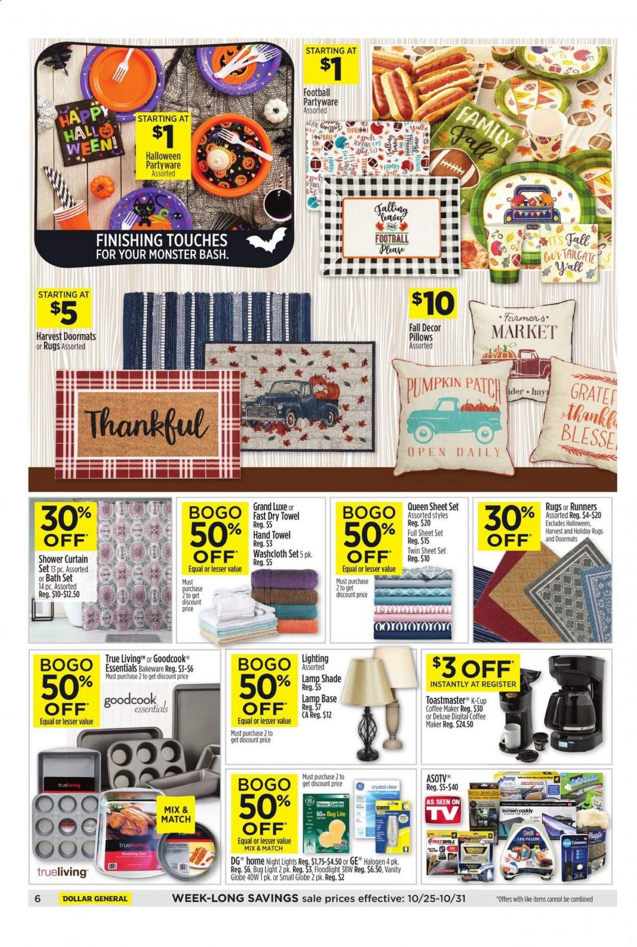 Dollar General Weekly Ad Flyer October 25 to October 31