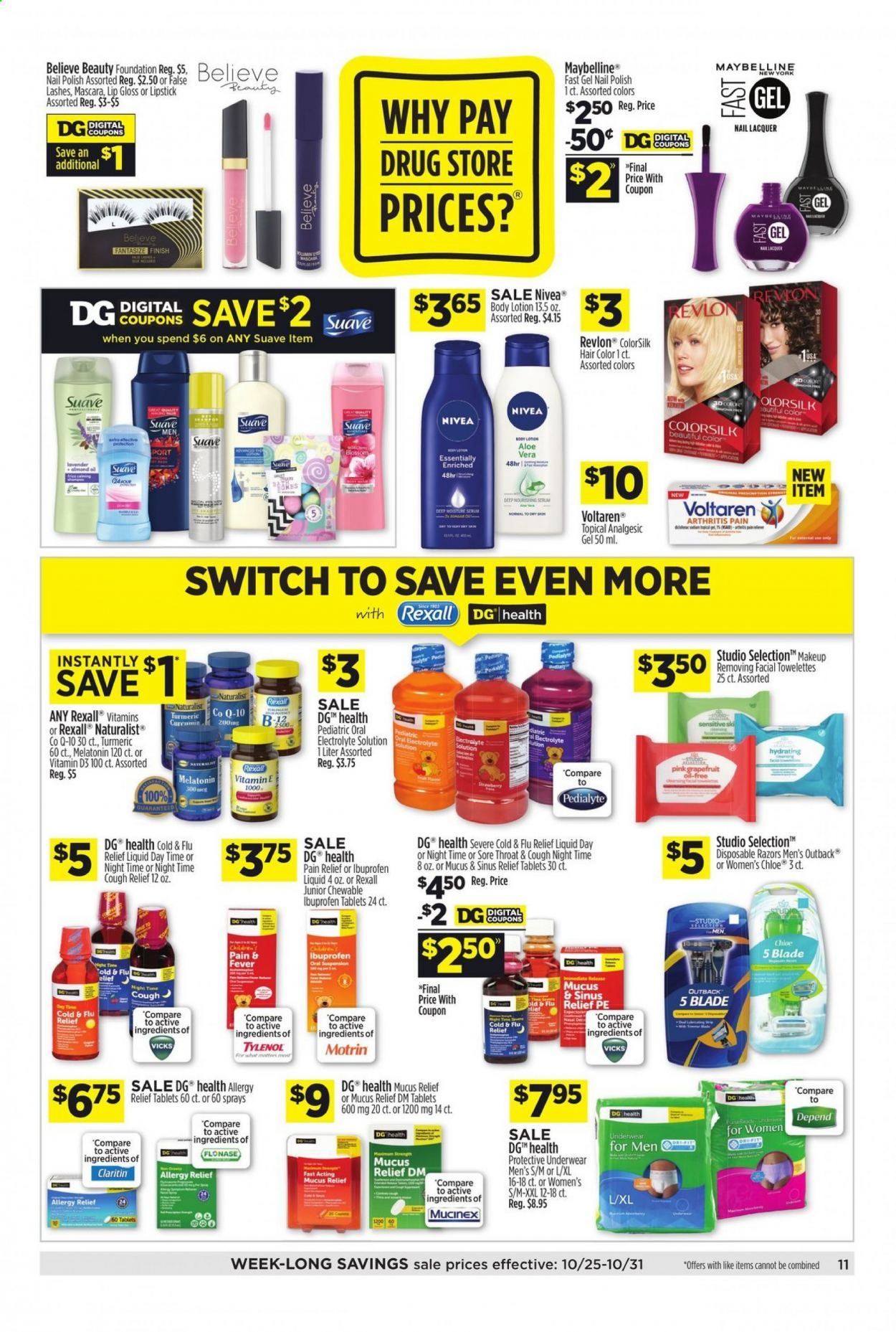 Dollar General Weekly Ad Flyer October 25 to October 31