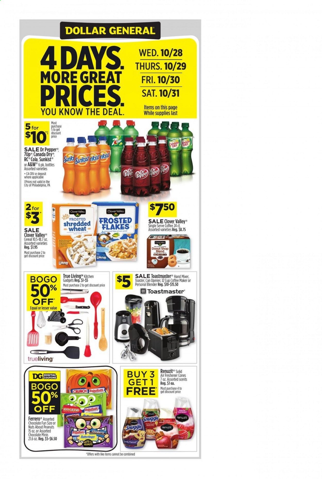 Dollar General (FL) Weekly Ad Flyer October 25 to October 31