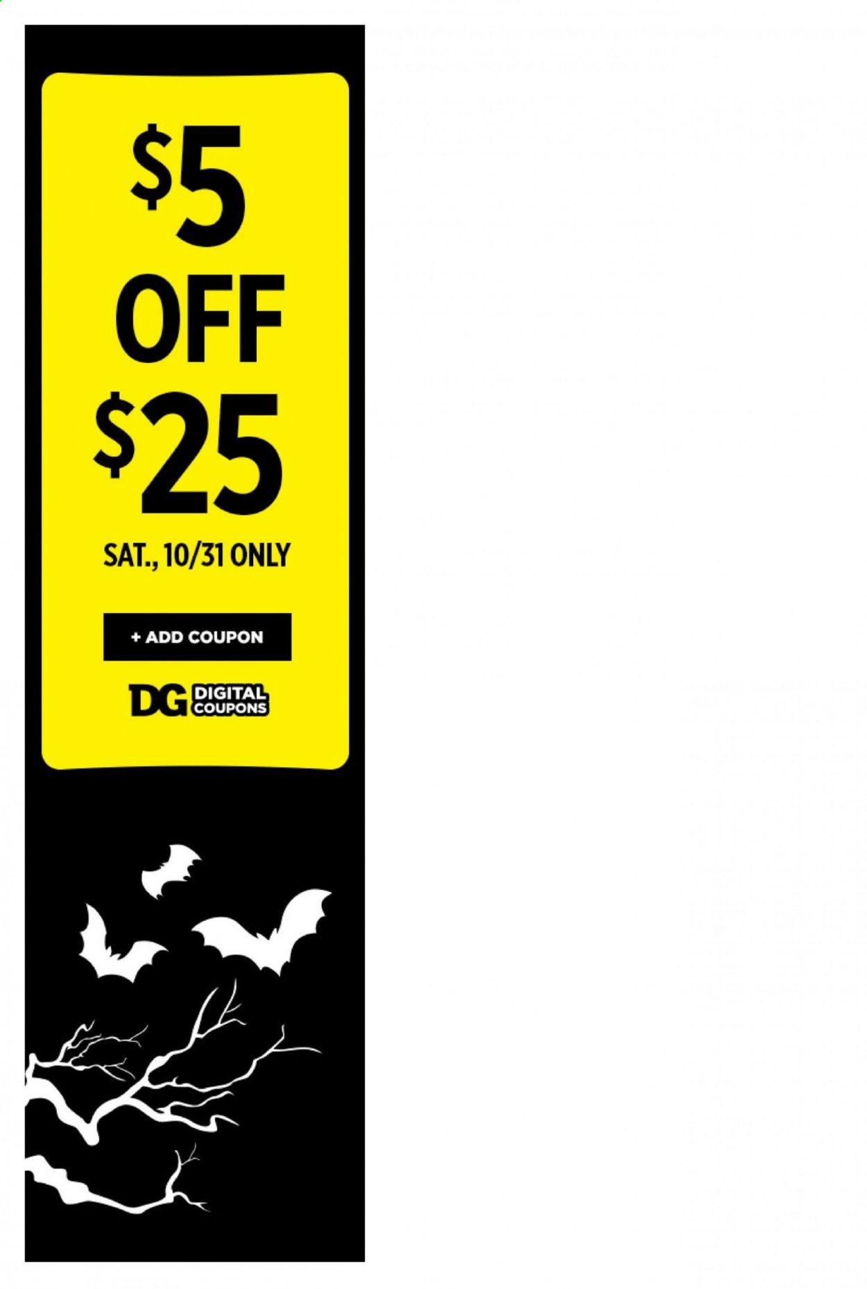 Dollar General (MS) Weekly Ad Flyer October 25 to October 31