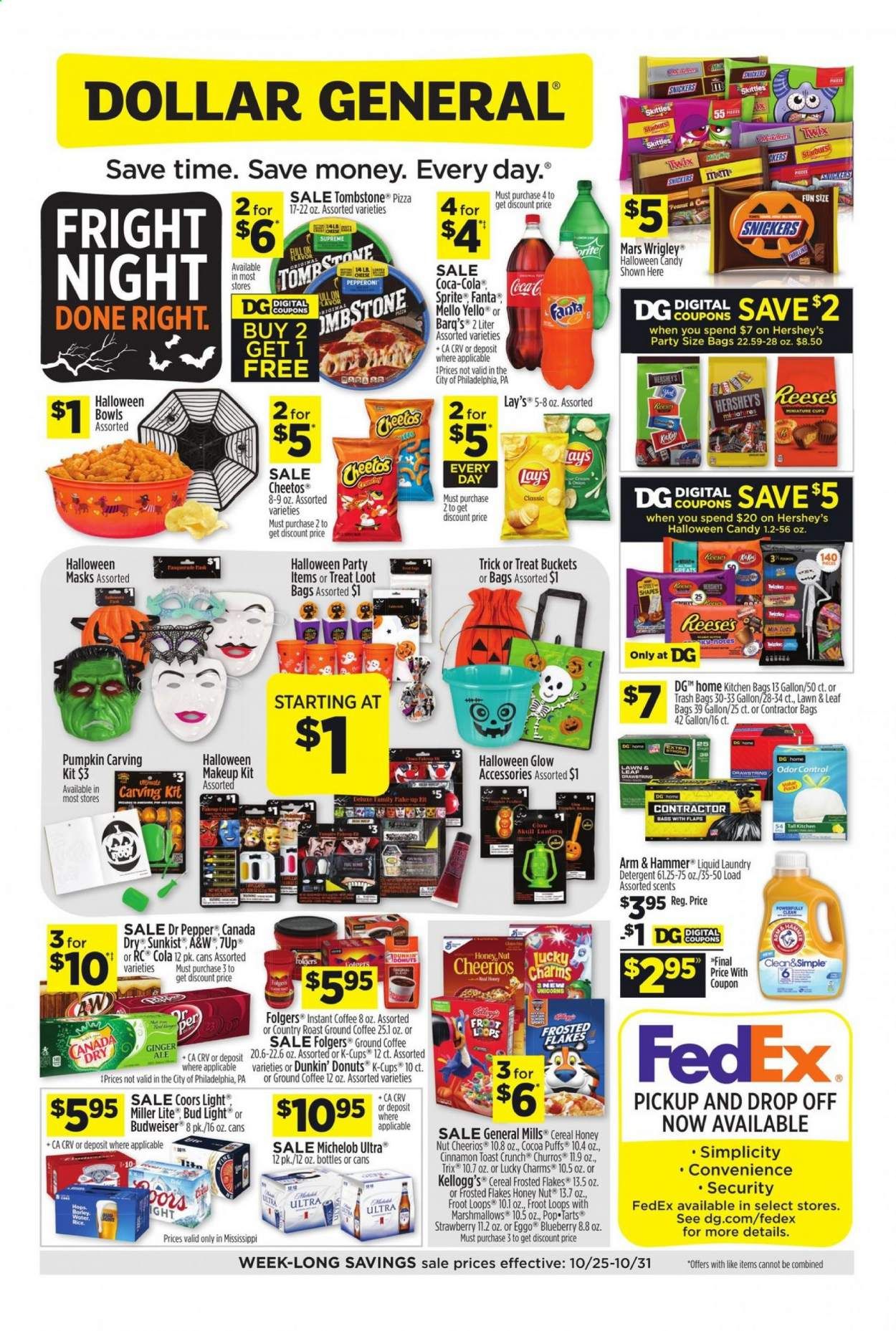 Dollar General (MS) Weekly Ad Flyer October 25 to October 31